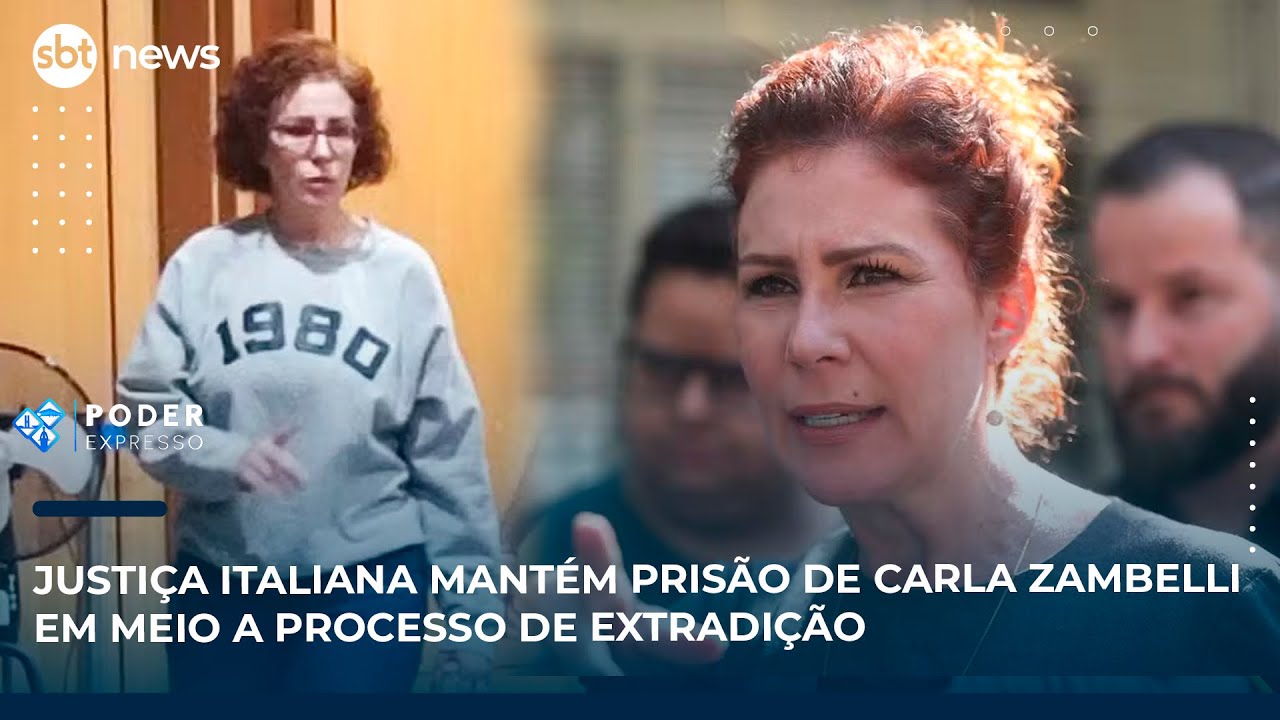Justiça italiana mantém prisão de Carla Zambelli em meio a processo de extradição | SBT News