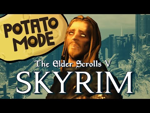 Skyrim’s Ultra-Low Graphics Mod Creates A Bizarre And Beautiful Wonderland | Potato Mode - UCbu2SsF-Or3Rsn3NxqODImw