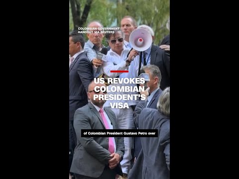 US revokes Colombian president's visa