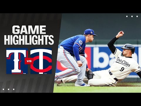 Rangers vs. Twins Game Highlights (5/26/24) | MLB Highlights video clip