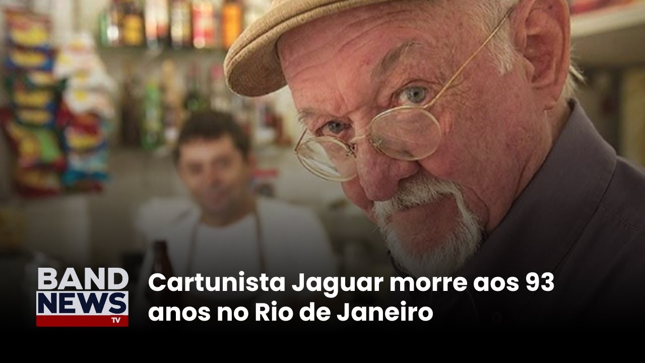 Cartunista Jaguar morre aos 93 anos no Rio de Janeiro | BandNews TV