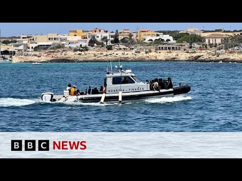 Illegal migrant crossings to Europe via Mediterranean sea 'more than doubles' - BBC News