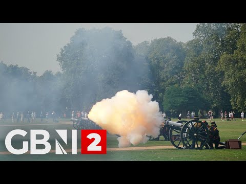 WATCH: Gun salute marks third anniversary of King's accession to the throne