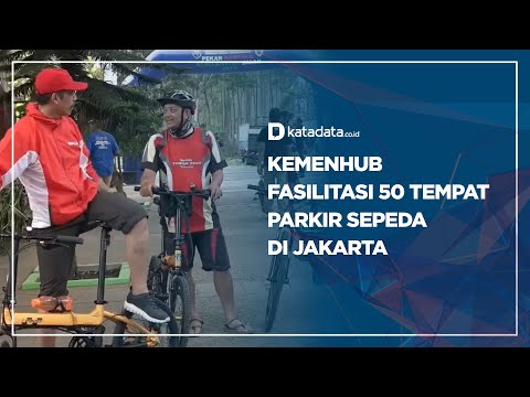 Kemenhub Fasilitasi 50 Tempat Parkir Sepeda di Jakarta | Katadata Indonesia