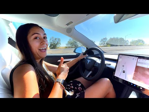 My Wife's 1st Time Driving a Tesla