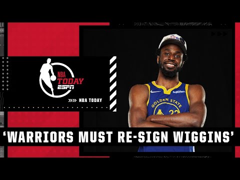 Warriors must re-sign Andrew Wiggins - JJ Redick on Warriors priorities | NBA Today video clip