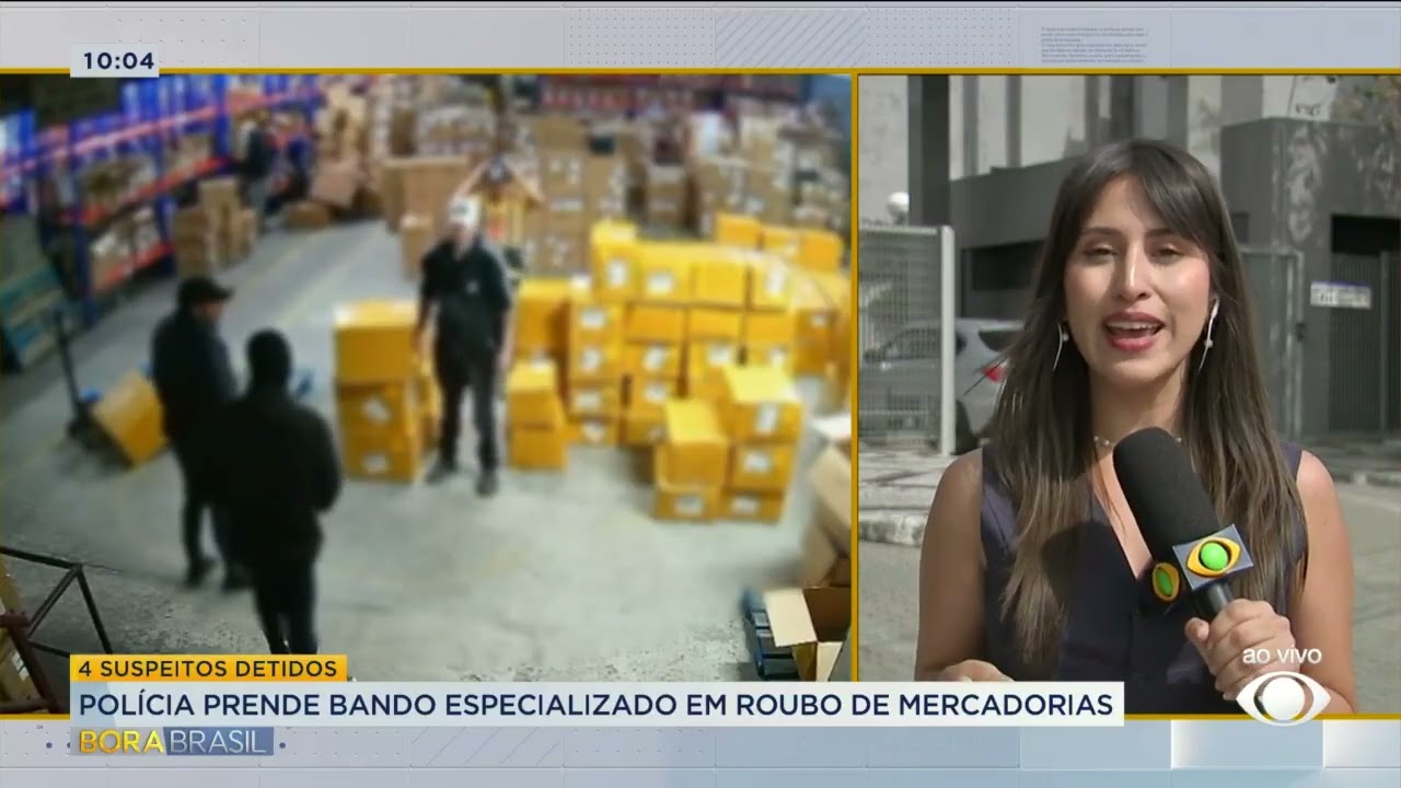 Polícia prende bando especializado em roubo de mercadorias