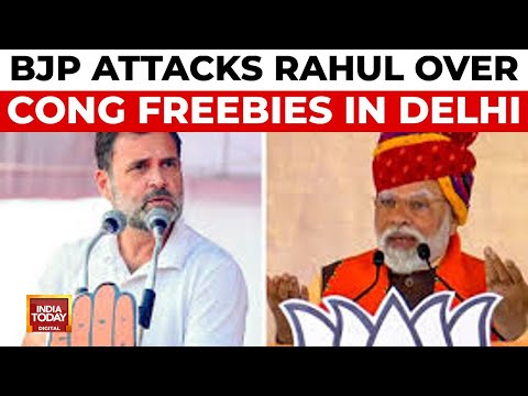 BJP Attacks Congress Over Delhi Freebies, Karnataka Guarantee Schemes Under Scrutiny | Delhi Polls