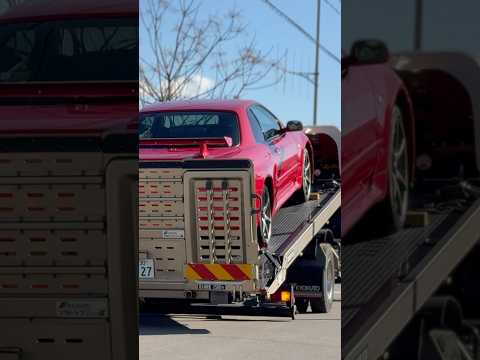 Garage Yoshida picking up a GTR from JDM Global! #jdm #r34 #nissanskyline