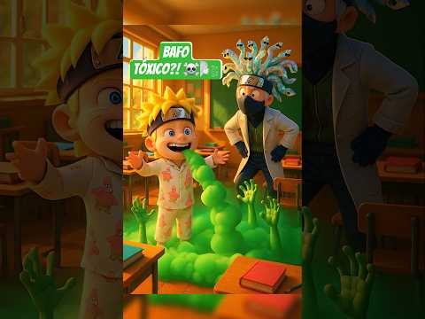 Naruto participa do concurso do bafo mais fedido do mundo e isso acontece! #shorts #cartoon