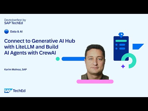 🔵 Connect to Generative AI Hub with LiteLLM and Build AI Agents with CrewAI