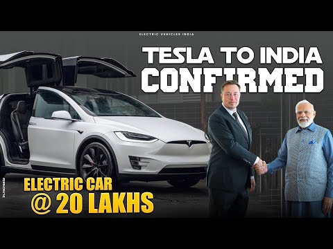 Tesla Electric Car @20 Lakhs | Tesla Confirms Manufacturing Plant In India | Electric Vehicles India