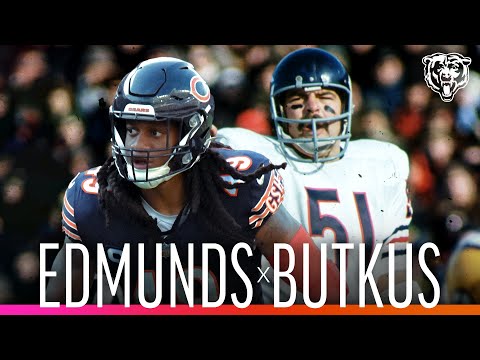 Dick Butkus and Tremaine Edmunds on the Evolution of Football | Chicago Bears video clip