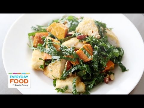 Kale Salad with Chicken and Sweet Potato | Everyday Food with Sarah Carey - UCl0kP-Cfe-GGic7Ilnk-u_Q