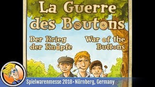 War of the Buttons — game preview at Spielwarenmesse 2018