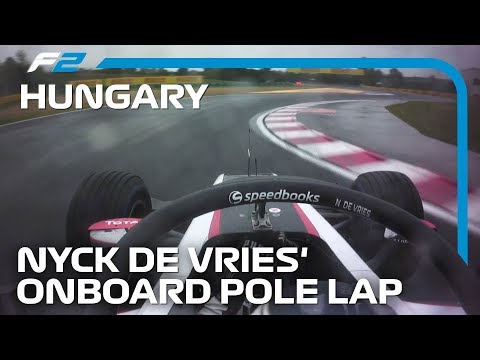 Nyck de Vries Splashes To Formula 2 Pole! | 2019 Hungarian Grand Prix