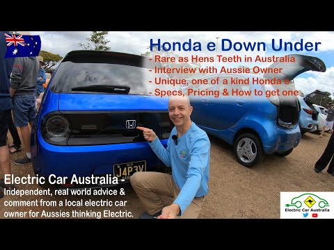 A VERY RARE EV Down Under | This Honda-e is UNIQUE - meet the Aussie Owner | Electric Car Australia
