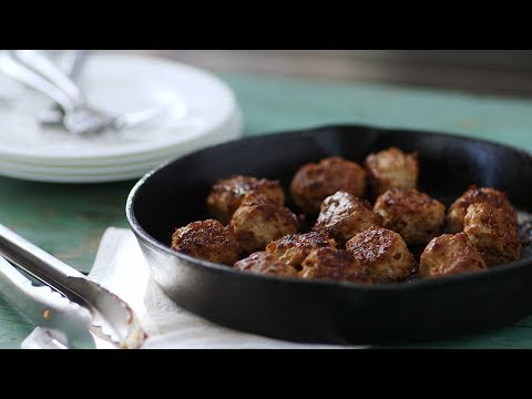 Honey-Chipotle Turkey Meatballs- Everyday Food with Sarah Carey