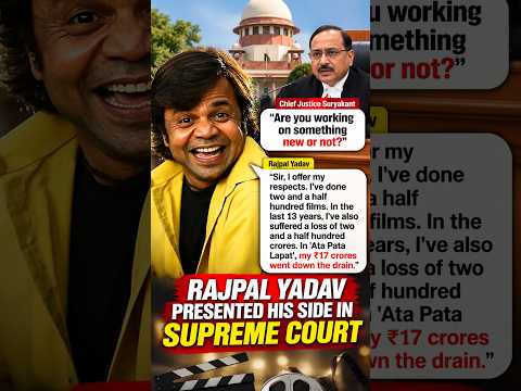Rajpal Yadav Tells Supreme Court He Lost ₹250 Crore in 13 Years, Including ₹17 Crore on One Film