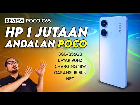 Hp 1 jutaan, Layar 90 Hz, NFC, Update 2x, Garansi 15 Bulan – REVIEW POCO C65