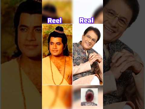 ramayan All characters reels vs real 💜 comments your favourite actor #like #ramayan #trending