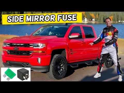 CHEVROLET SILVERADO SIDE MIRROR FUSE LOCATION REPLACEMENT 2014 2015 2016 2017 2018 2019