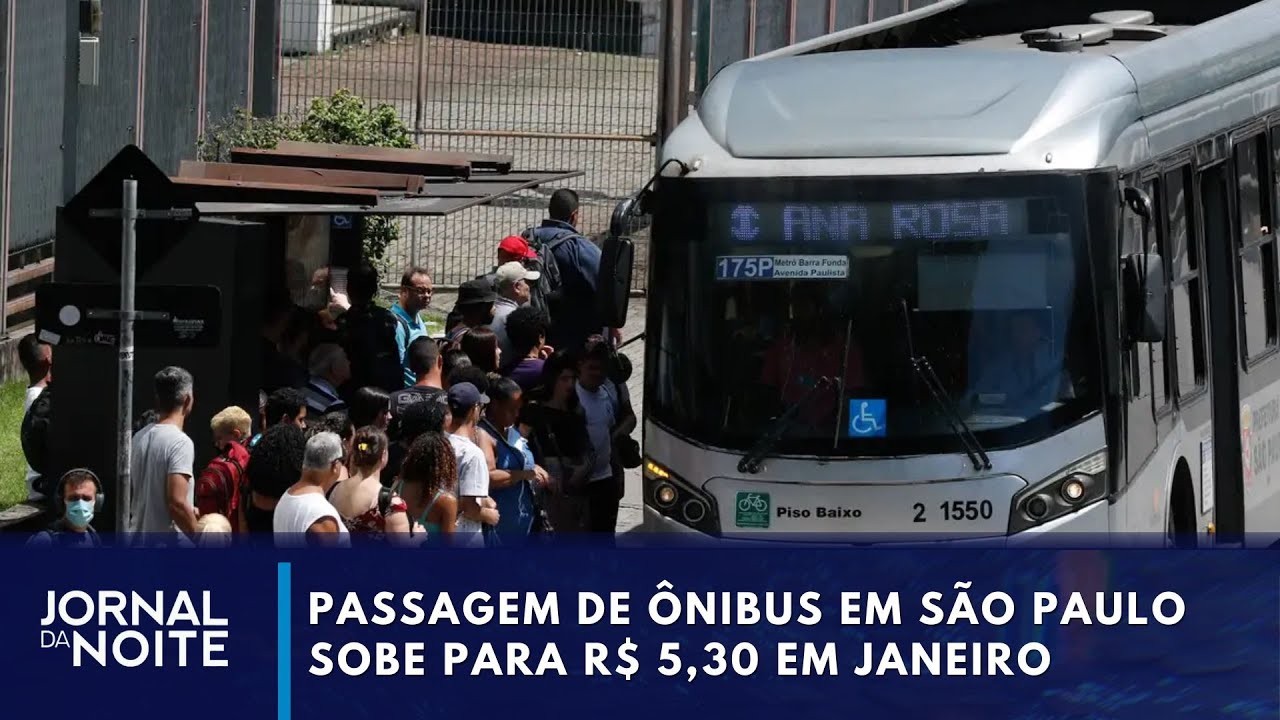 Passagem de ônibus em São Paulo sobe para R$ 5,30 a partir de janeiro