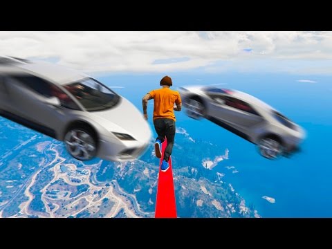 IMPOSSIBLE! DODGE THE CARS ON A TIGHTROPE! (GTA 5 Funny Moments) - UCfLuMSIDmeWRYpuCQL0OJ6A