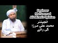 Engineer Muhammad Ali Mirzas opinion