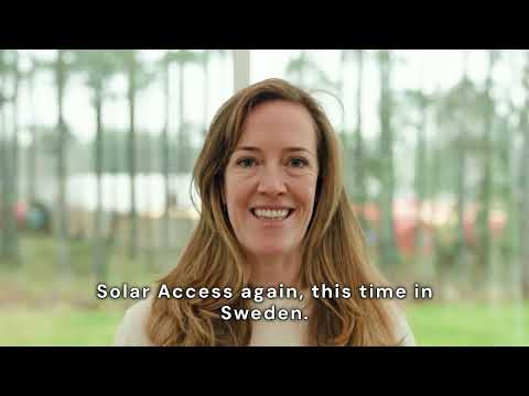 Solar panels at Orbia B&I (Wavin) in Sweden - with SolarAccess