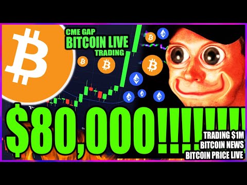 ALERT 🚨 BITCOIN PRICE LIVE!! CME GAP BITCOIN TRADING LIVE - LIVE CRYPTO NEWS!!