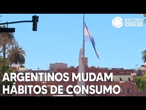 Argentinos mudam consumo com disparada da inflação