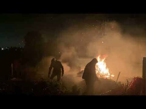 Bonfire Night on Trewsbury Road Allotments