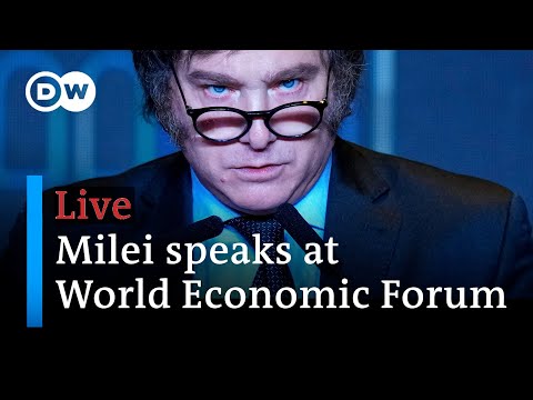 Live: Javier Milei, Pedro Sanchez, Emmanuel Macron speeches at World Economic Forum 2024 | DW News