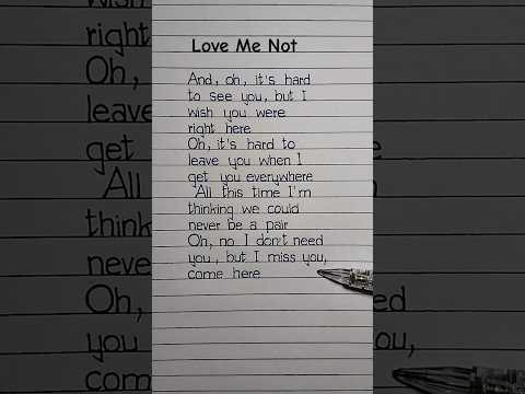 Love Me Not Lyrics Song by Ravyn Lenae #lyrics #ravynlenae