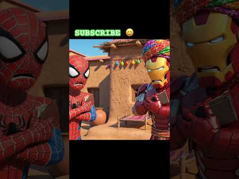 🕸️ स्पाइडरमैन की उधारी - PART 2 #youtubeshorts #funnycartoo #viral #avengers #ironman #spiderman