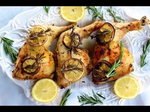 {Dinner Recipe} Rosemary Lemon Chicken Recipe by CookingForBimbos.com - UC_WMyJMgMjKQod3FILMmw7g