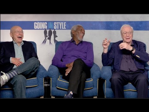 GOING IN STYLE interviews - Michael Caine, Morgan Freeman, Alan Arkin, Zach Braff, Ann-Margret - UCHLyP4MuA-JAFBCwxXOEDdA