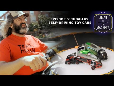 Judah vs self-driving toy cars - UCCjyq_K1Xwfg8Lndy7lKMpA