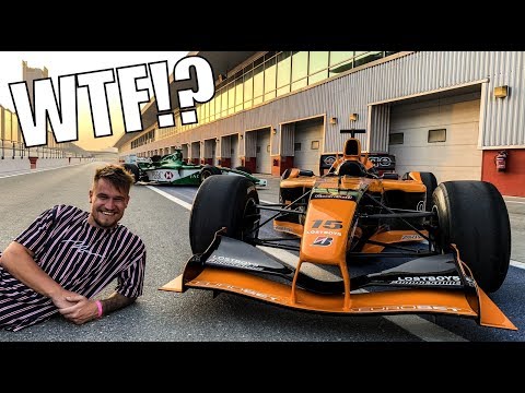 My First DRIVE in 2001 F1 Car!! *YOU CAN DRIVE*