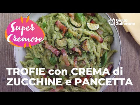 TROFIE con CREMA di ZUCCHINE e PANCETTA - FACILI e CREMOSE!😍💚🥓