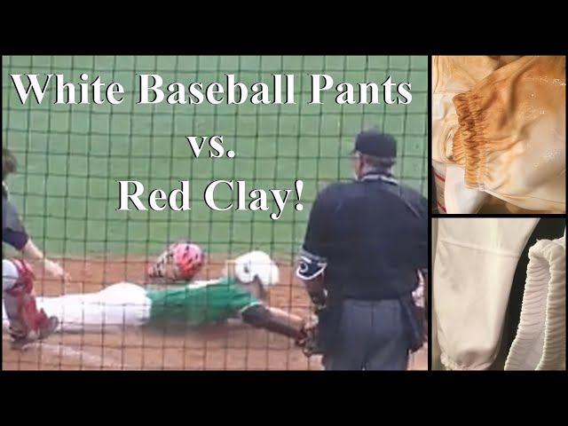 How To Get Red Mud Out Of White Baseball Pants?