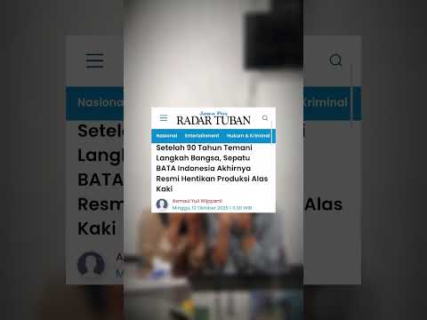 Setelah 90 Tahun, Sepatu BATA Indonesia Akhirnya Resmi Hentikan Produksi Alas Kaki