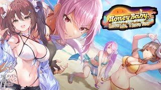 🎮【 #ヘブバン／その110 】3.5周年記念水着イベスト！「Honey Baby,Love Me I love You」【 声優Vtube
