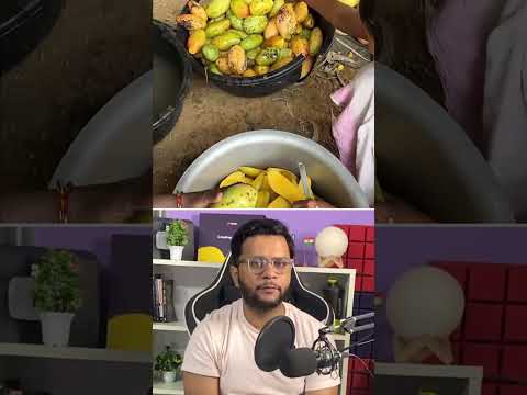 How Is Aam Papad Actually Made in India  🥭 #facts