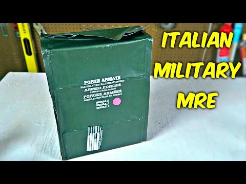 Testing Italian Military MRE (24Hr Combat Food Ration) - UCe_vXdMrHHseZ_esYUskSBw