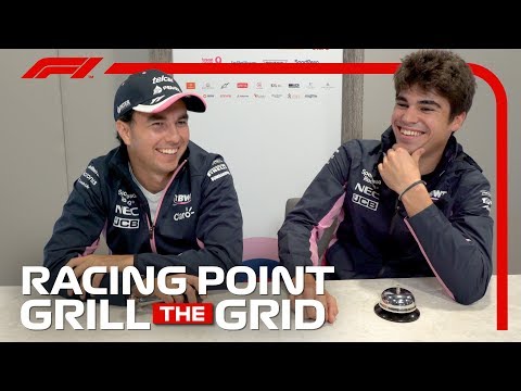 Racing Point's Sergio Perez and Lance Stroll! | Grill The Grid 2019