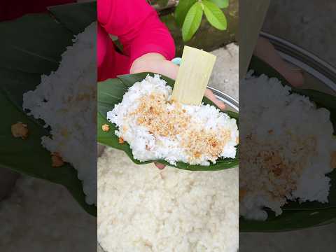 Bắp hầm ăn với muối mè và dừa sợi #tumayman #bapham