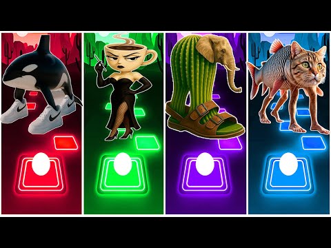 Tralalero Tralala 🆚 Ballerina Capuchina 🆚 Frulli Frula 🆚 Trulimero Trulichina.