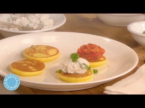 How to Make Potato Blinis - Meatless Monday - Martha Stewart - UC6JBm9OAkpI6NUBV_NsLxTA